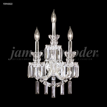 James R Moder Buckingham 3 Light Wall Sconce 93943S22